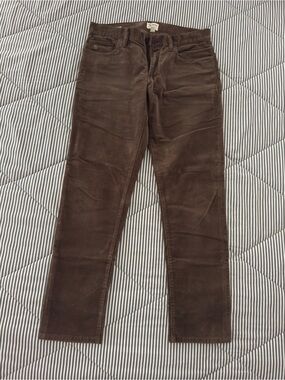 Todd Snyder Slim Corduroy Jeans in Dark Brown